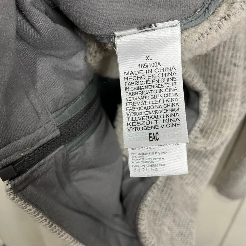 Marmot Men’s Full Zip Knit Fleece Jacket Gray XL - Picture 11 of 12